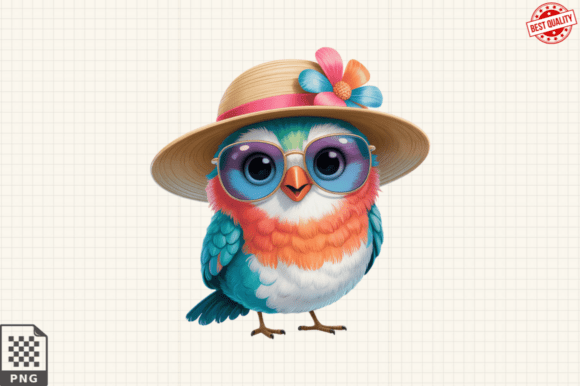 Cute Baby Hummingbird Clipart PNG Design