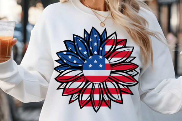 Evaluating 4th of July Sunflower SVG Design 4 for Patriotic Crafting