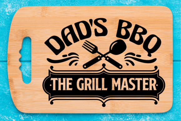 Strategic Branding and Creative Execution with Dad's BBQ the Grill Master SVG